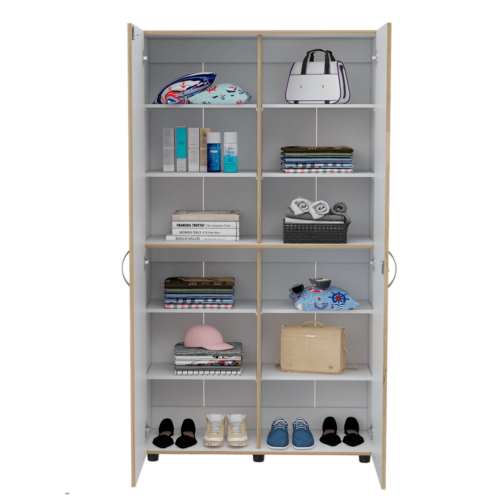 Closet Diipo 180 Blanco Y Macadamia