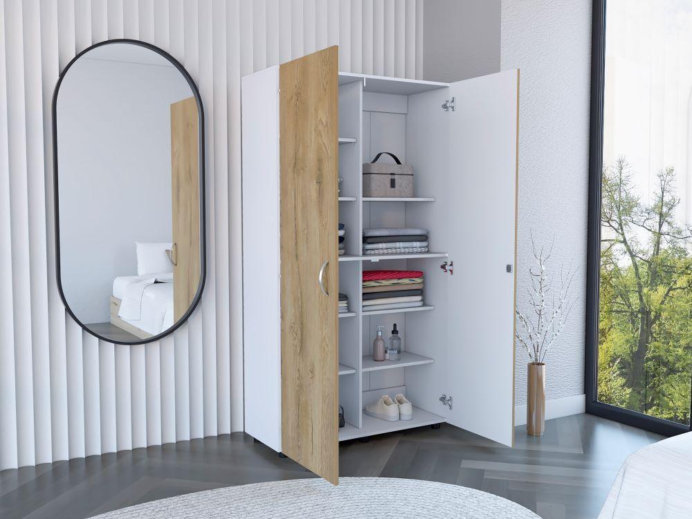 Closet Diipo 180 Blanco Y Macadamia