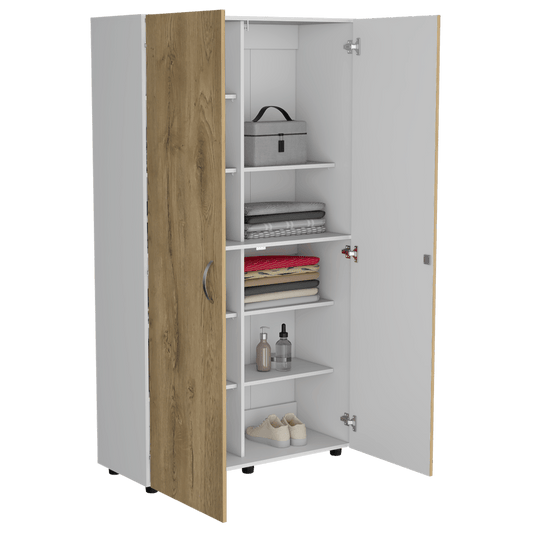 Closet Diipo 180 Blanco Y Macadamia