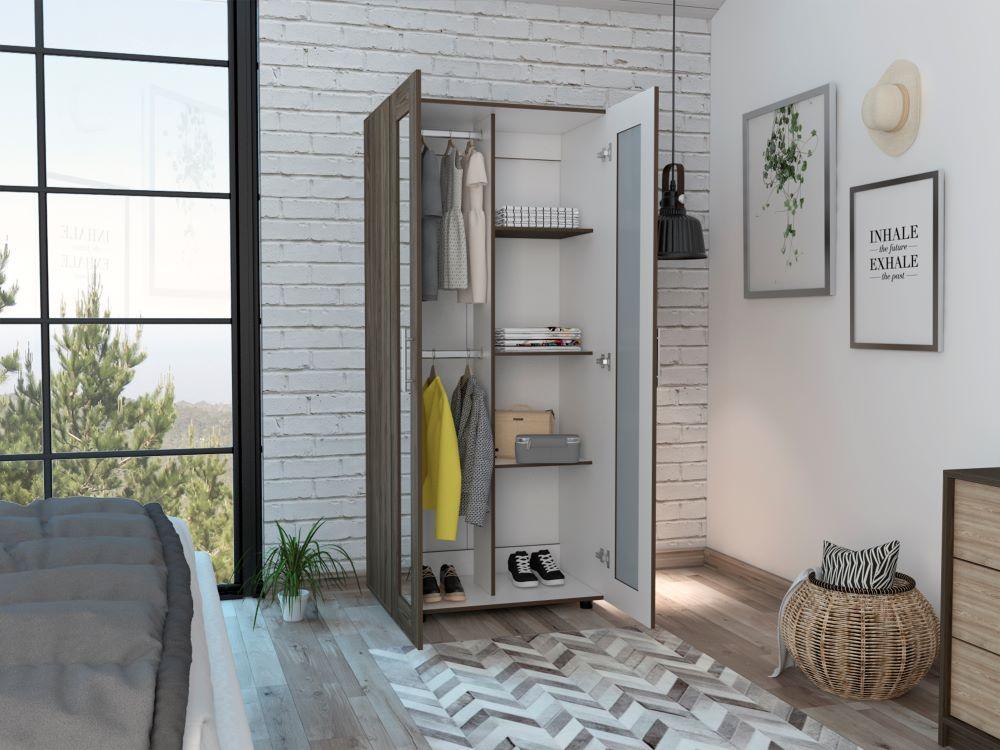 Closet Culinua Chocolate Y Blanco