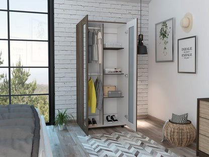 Closet Culinua Chocolate Y Blanco