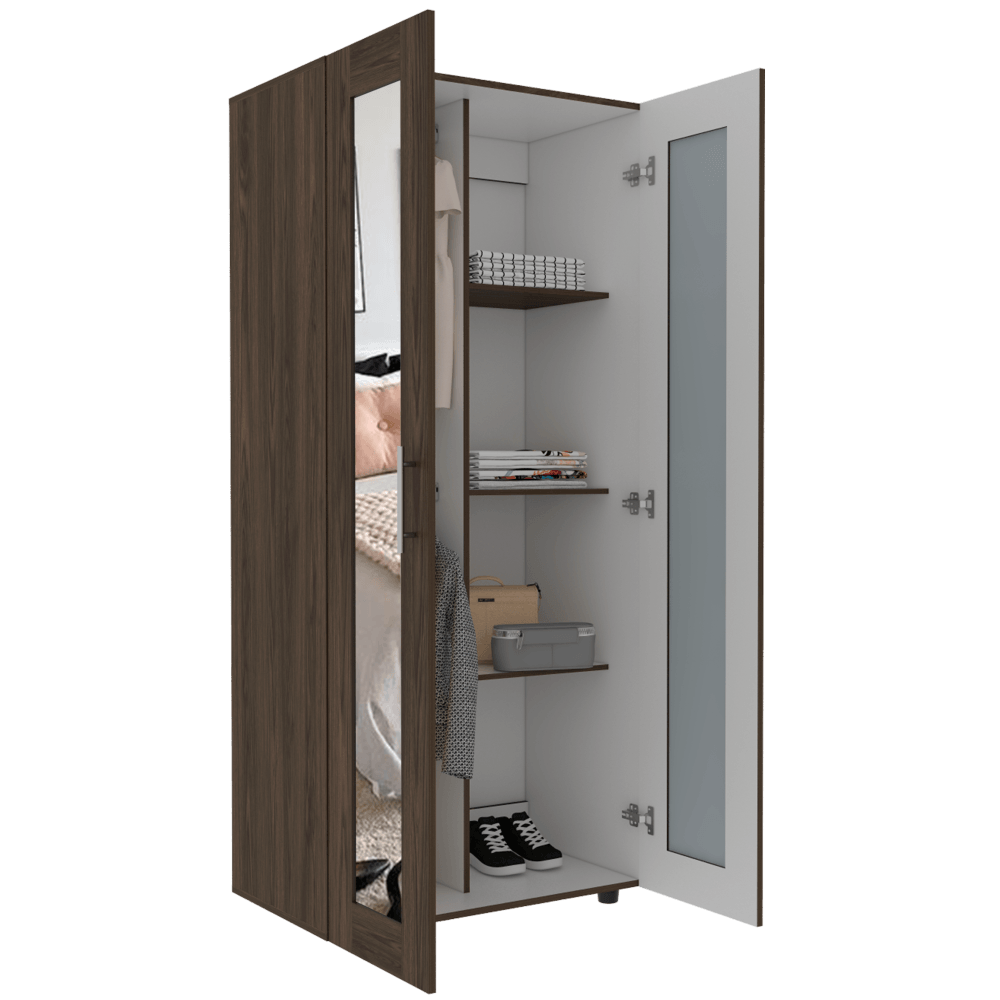 Closet Culinua Chocolate Y Blanco