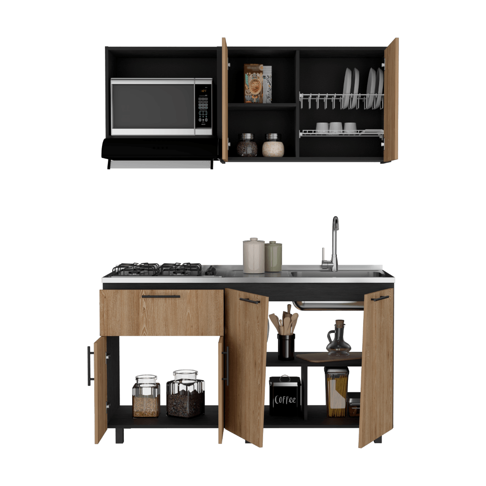 Cocina Integral Ofelia Wengue Y Miel Con Poceta  Derecha