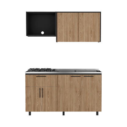 Cocina Integral Ofelia Wengue Y Miel Con Poceta  Derecha