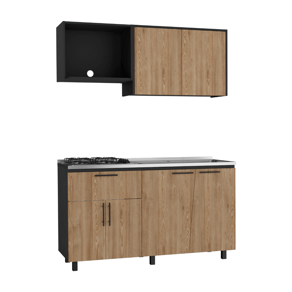Cocina Integral Ofelia Wengue Y Miel Con Poceta  Derecha