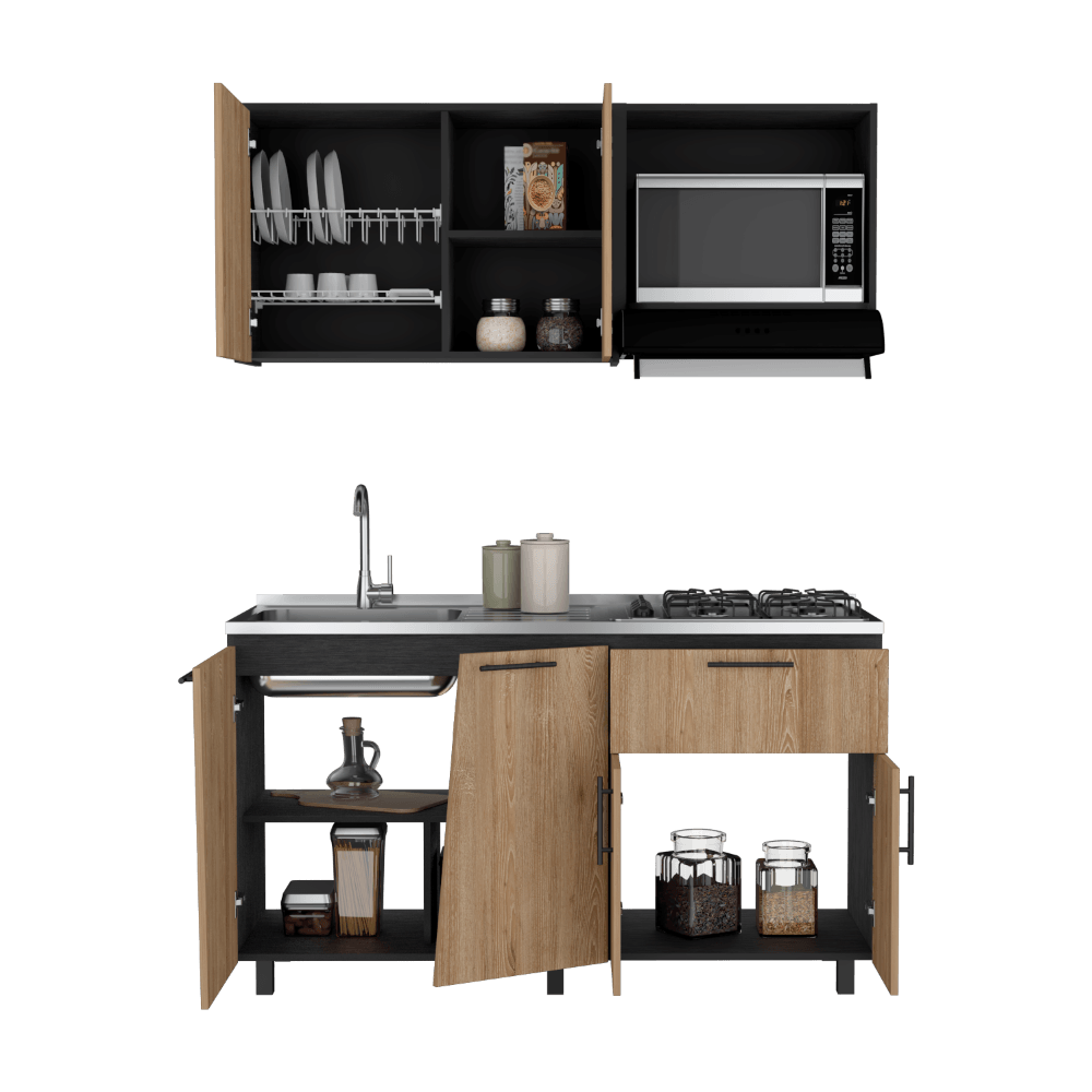Cocina Integral Ofelia Wengue Y Miel Con Poceta  Izquierda
