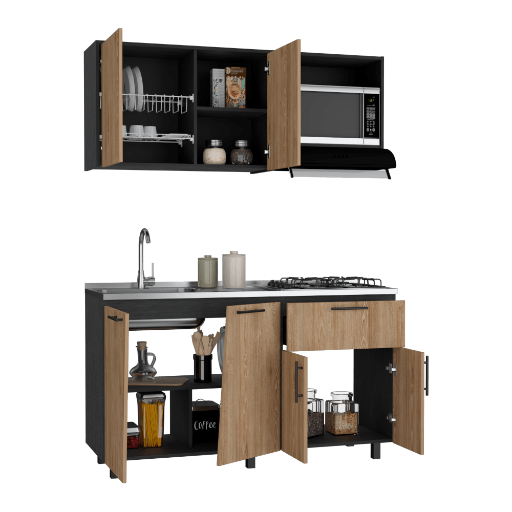 Cocina Integral Ofelia Wengue Y Miel Con Poceta  Izquierda