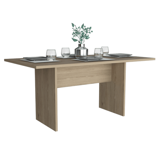 Mesa De Comedor Veluna Rovere  6 Puestos