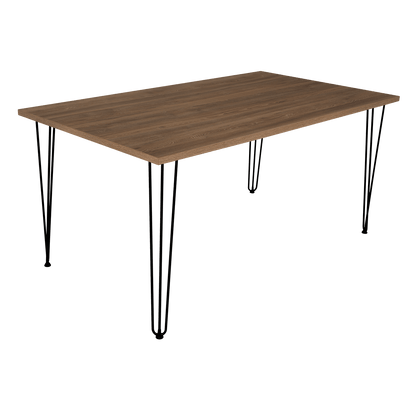 Mesa De Comedor Vamira Miel 6 Puestos
