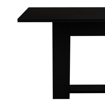 Mesa De Comedor Volina Wengue 4 Puestos