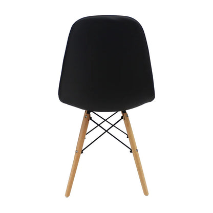 Silla Eames Botones Negro