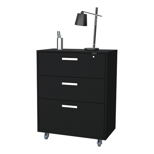 Gabinete 3 Cajones Hunh Bajo   Wengue