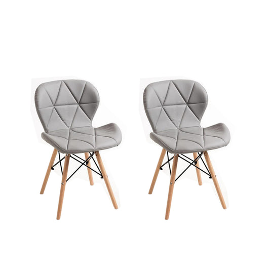 Set x2 Silla Dais Gris