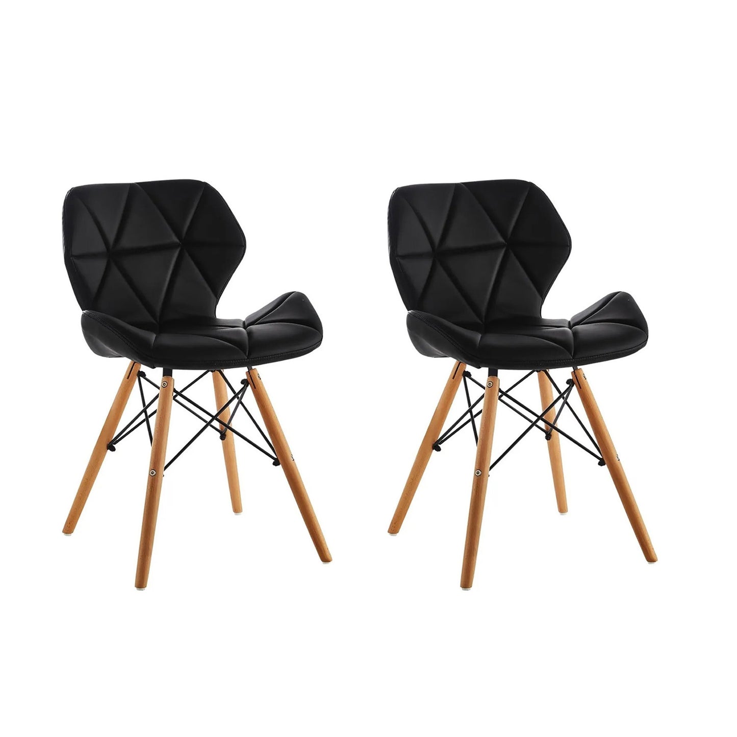 Set x2 Silla Dais Negro