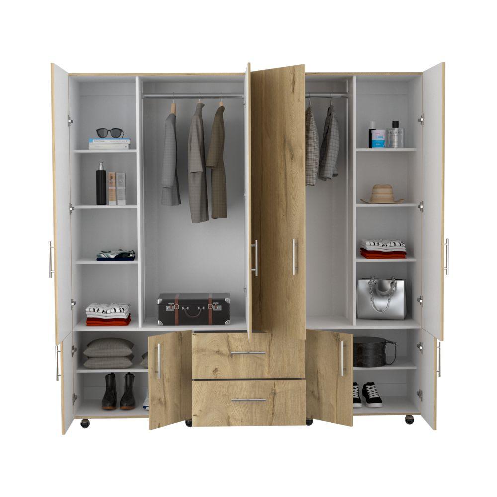 Closet Novela Duna Y Blanco
