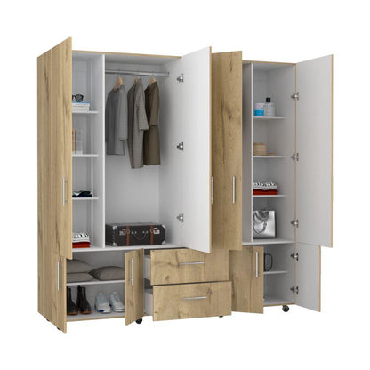 Closet Novela Duna Y Blanco
