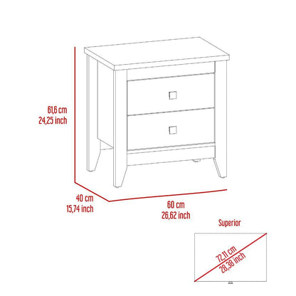 Mesa De Noche Mirenni Blanco