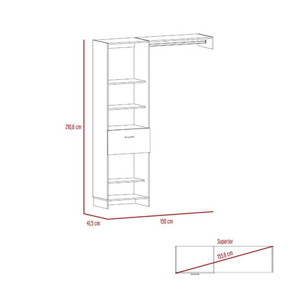 Closet Velmora 150  Blanco