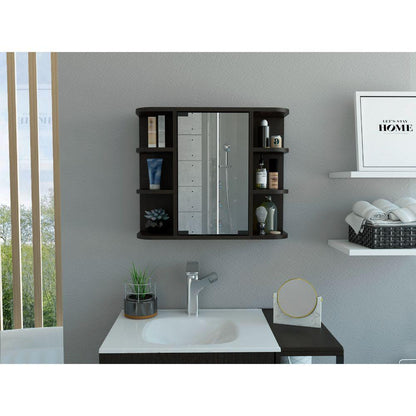 Gabinete De Baño Kurova Wengue