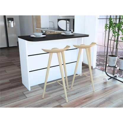 Barra Auxiliar Nimora  Blanco Y Wengue