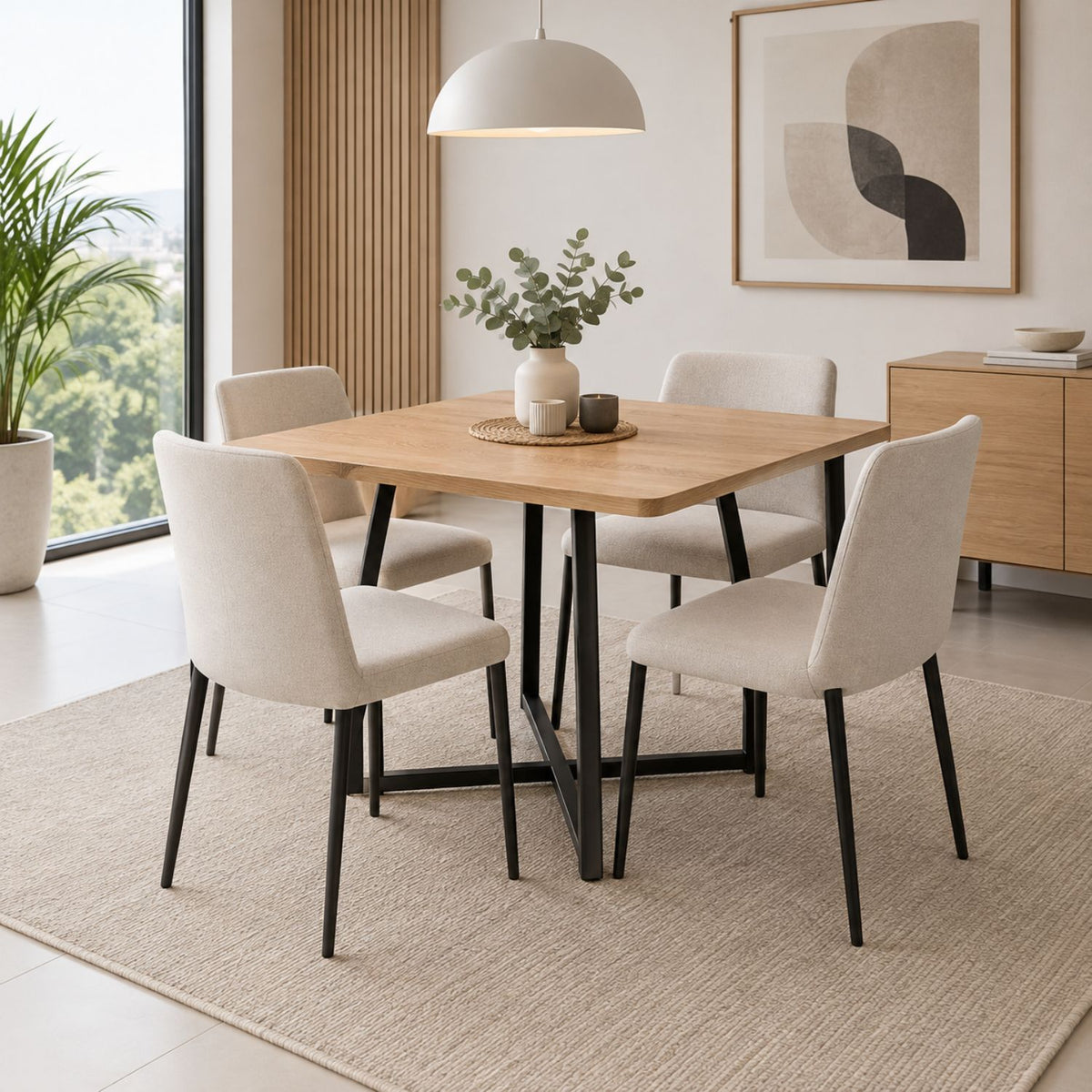 Mesa De Comedor Cuadrado Nala