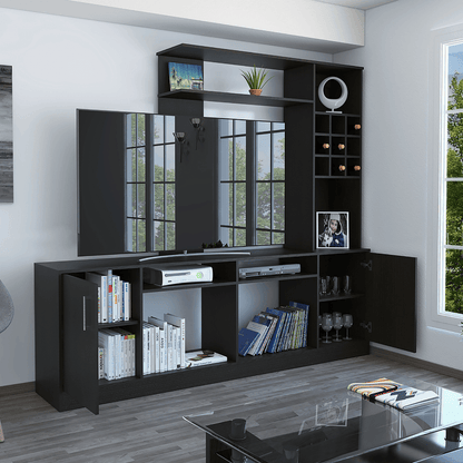 Mesa Para Tv Sentry Wengue Para Televisor De Hasta 60 Pulgadas