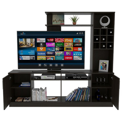 Mesa Para Tv Sentry Wengue Para Televisor De Hasta 60 Pulgadas