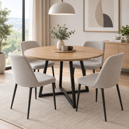 Mesa De Comedor Redondo Nala