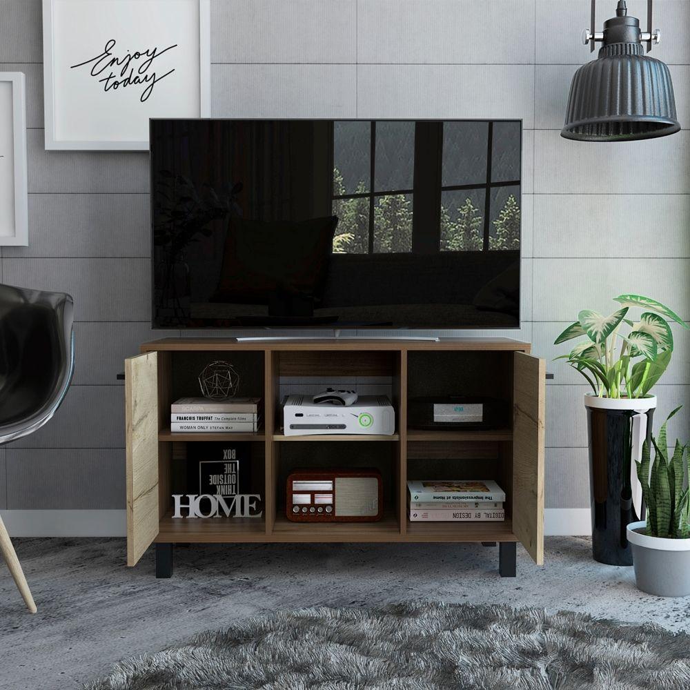Mesa Para Tv Albert Castaño Y  Duna Para Televisor De Hasta 43 Pulgadas