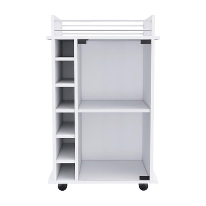 Bar Kalina, Blanco Con Rodachines Para Su Fácil Desplazamiento