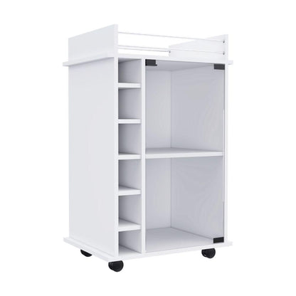 Bar Kalina, Blanco Con Rodachines Para Su Fácil Desplazamiento