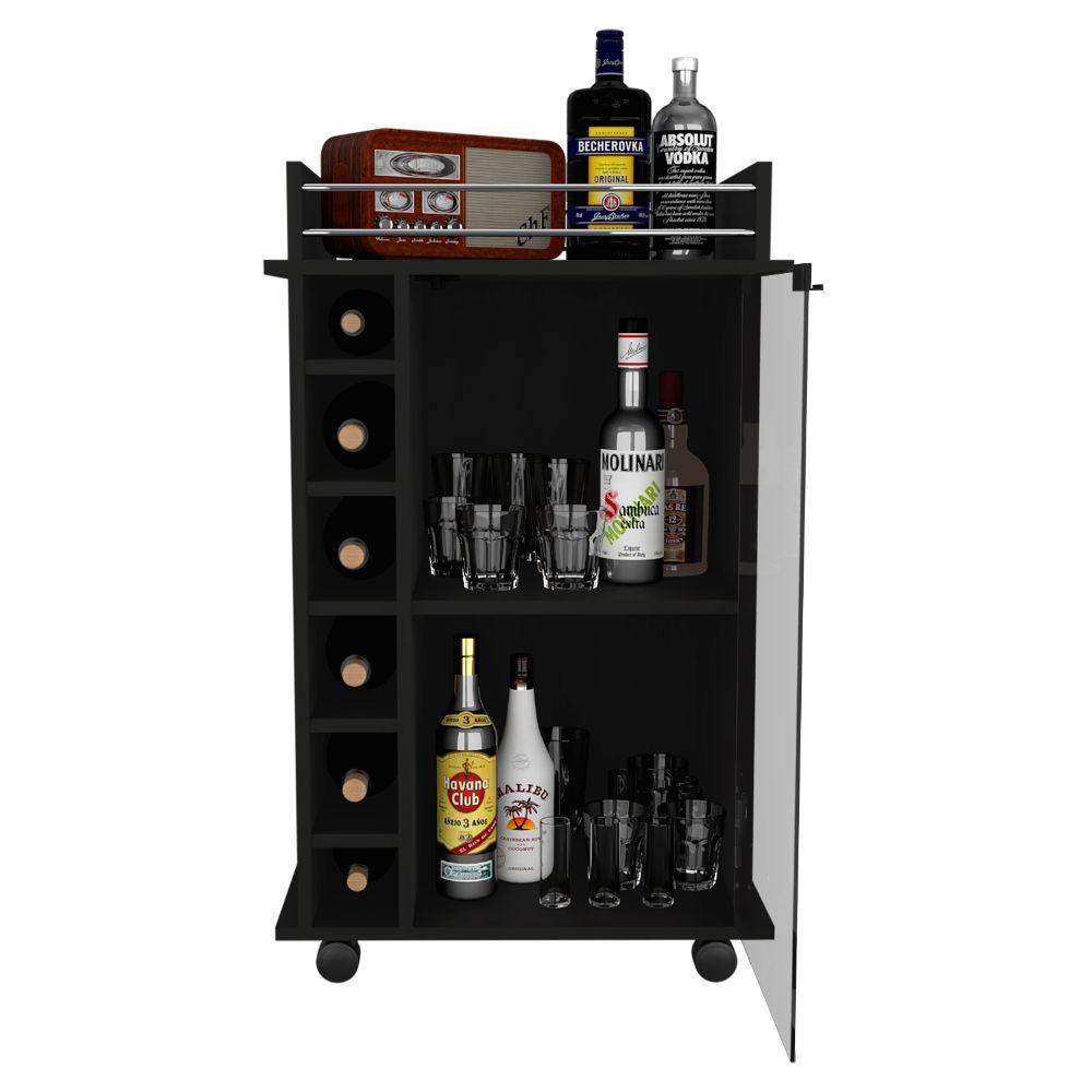Bar Kalina, Wengue, Con Rodachines Para Su Fácil Desplazamiento