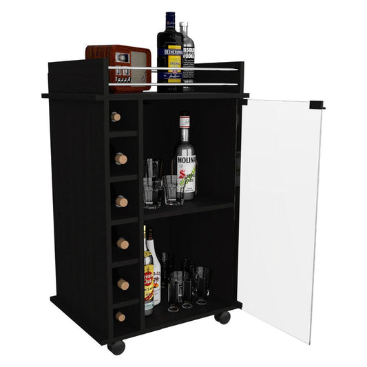 Bar Kalina, Wengue, Con Rodachines Para Su Fácil Desplazamiento
