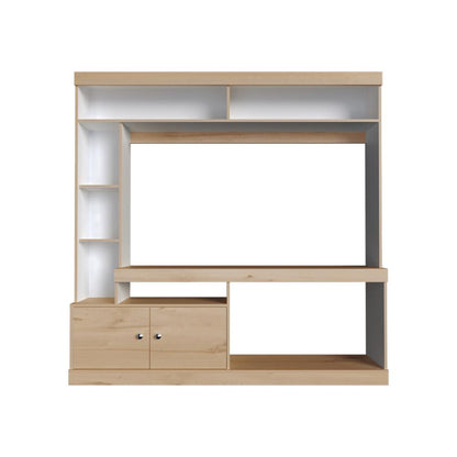 Estante Lureya  Duna Blanco Para Tv De 55"