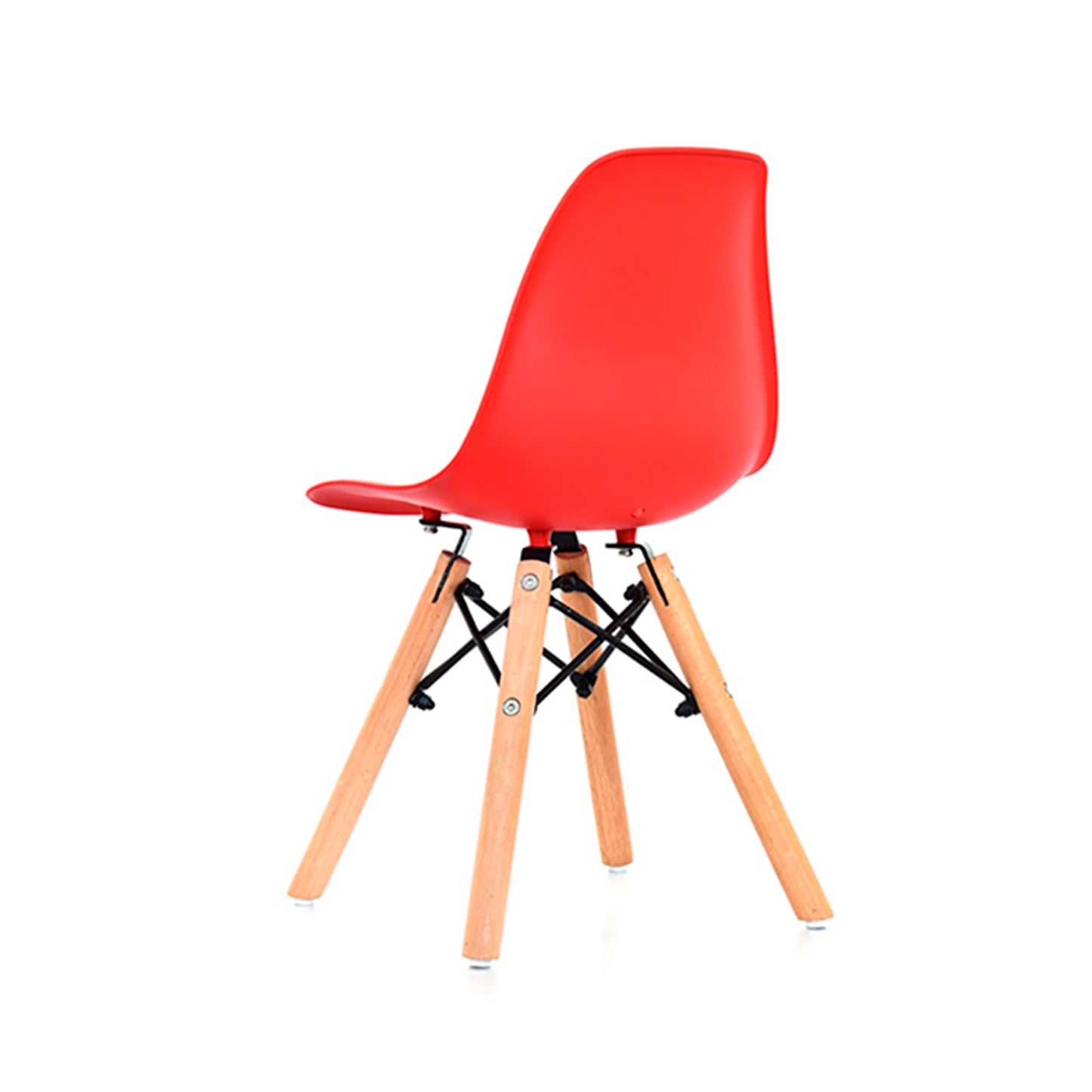 Mesa Infantil Eames con Silla Eames roja