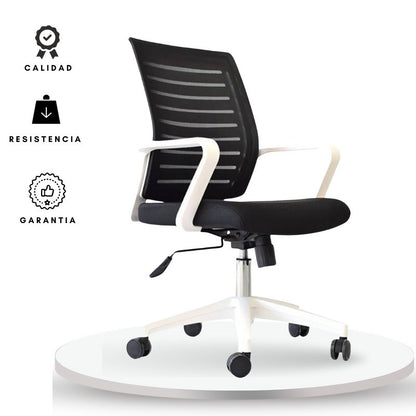Silla De Oficina Line Revolution Blanco