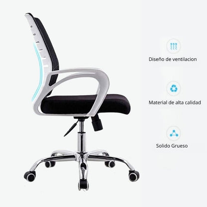 Silla De Oficina Line Revolution Blanco