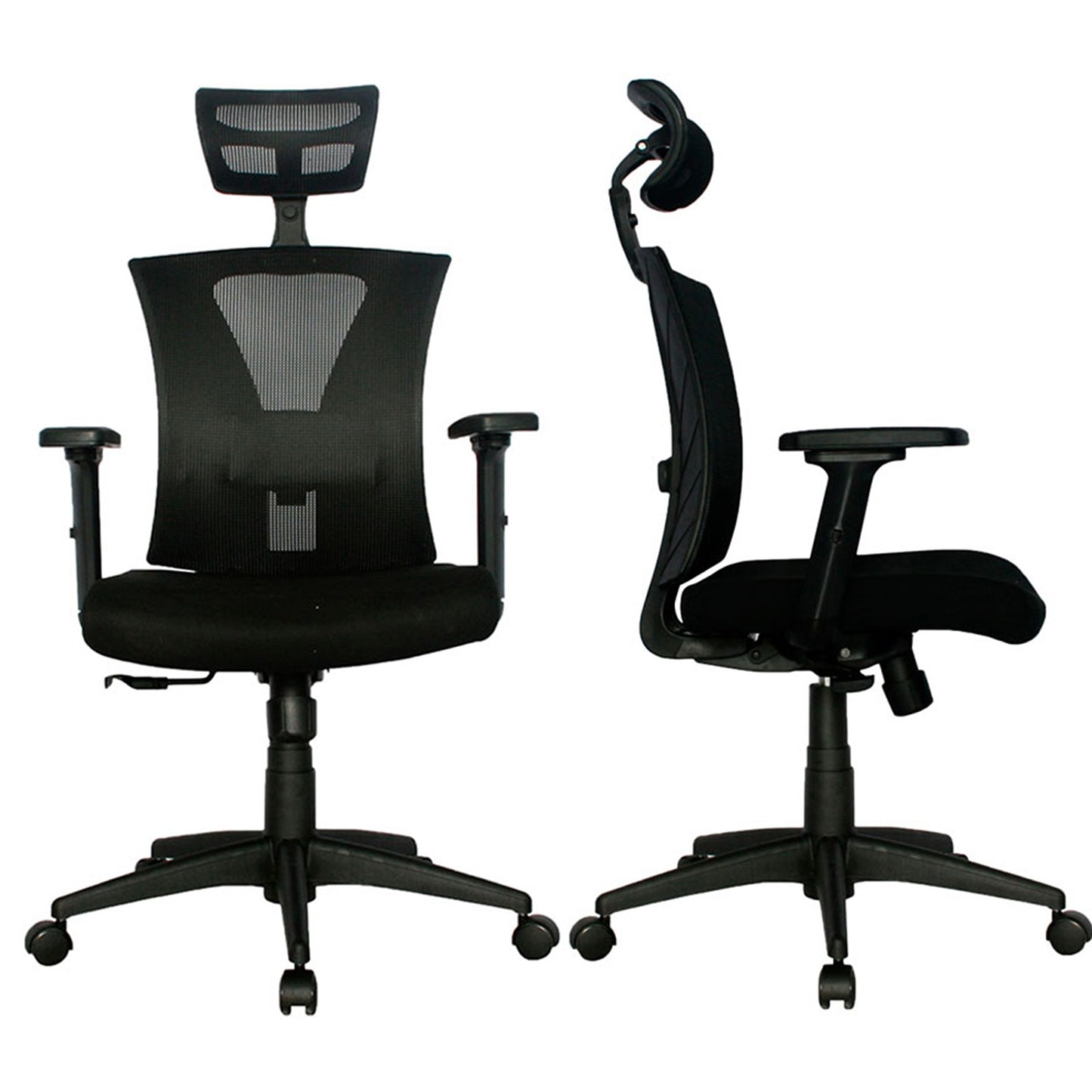 Silla De Oficina Turmanila Premium Brazos 3D 4 Bloqueos Negro