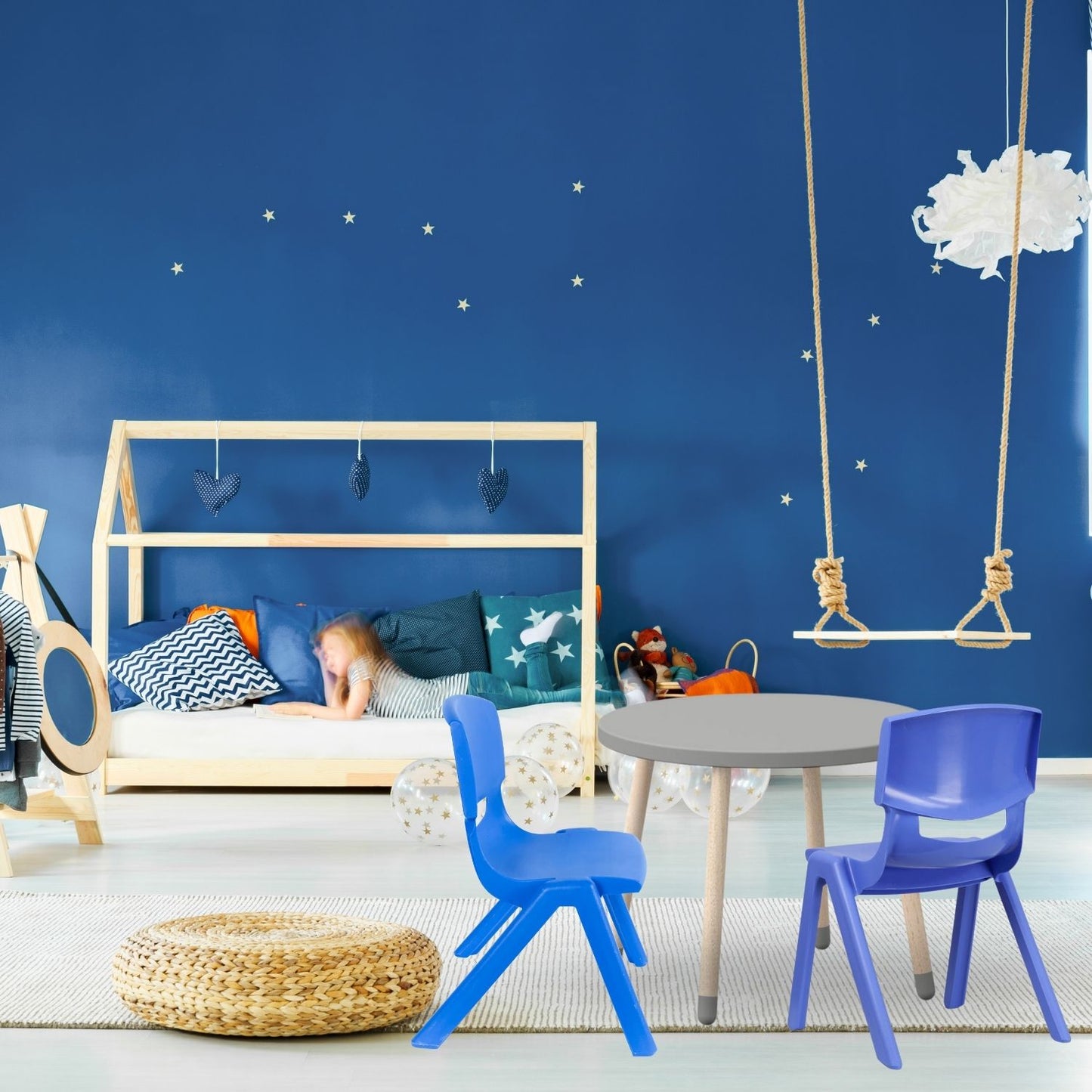Silla Infantil Andy Junior  azul