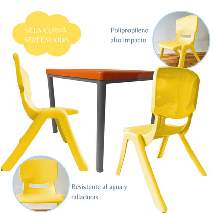 Silla Infantil Andy Junior  amarillo