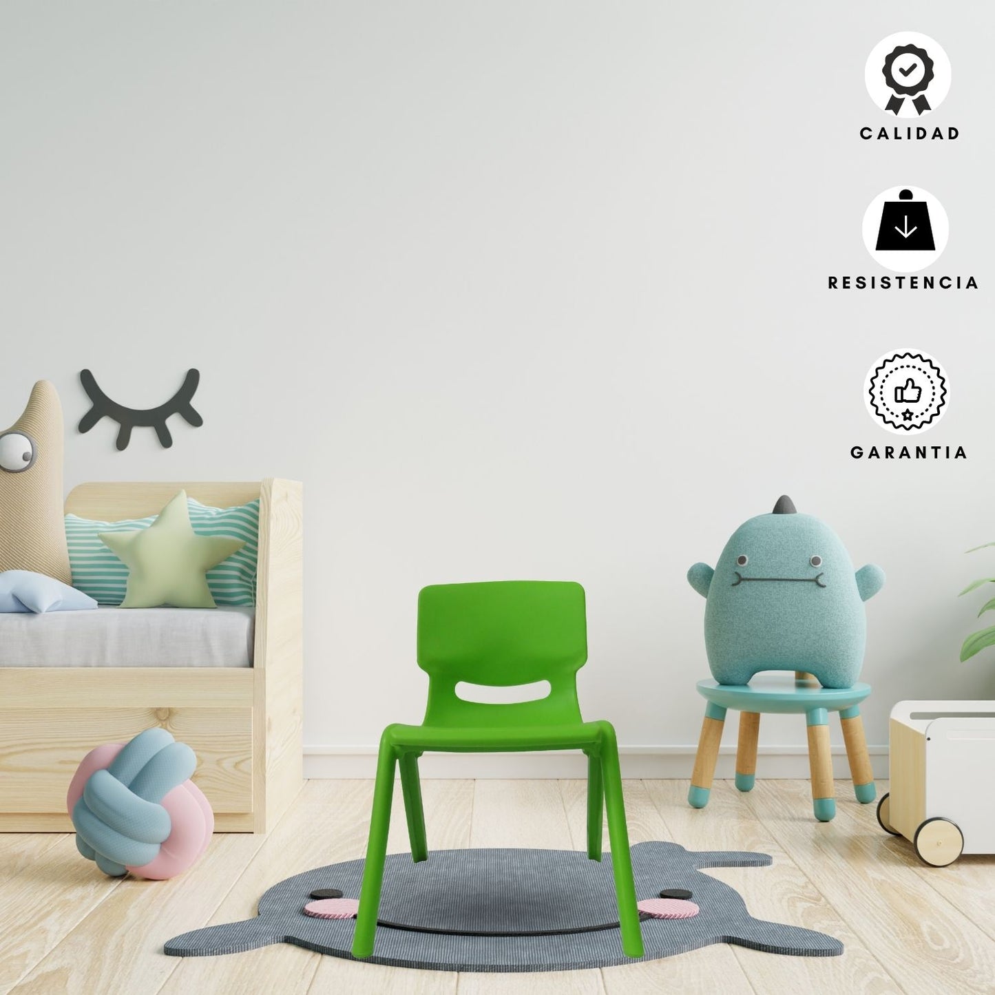 Silla Infantil Andy Junior  verde