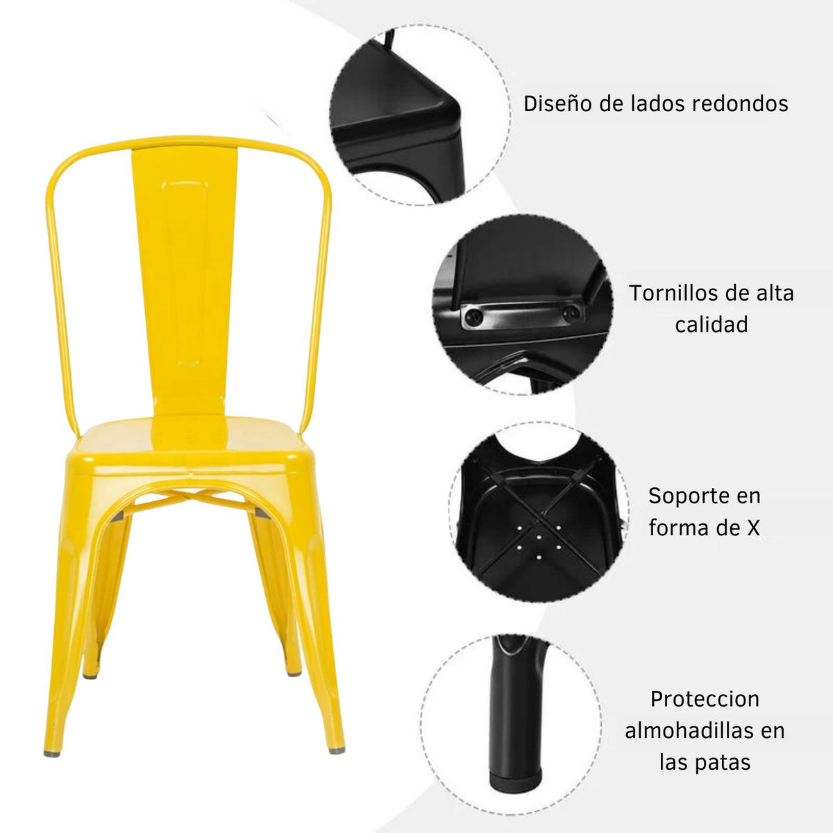 Silla Turca Amarillo