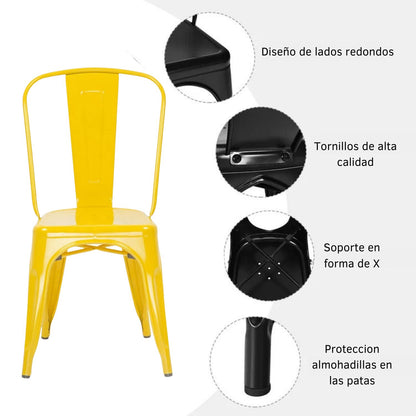 Silla Turca Amarillo