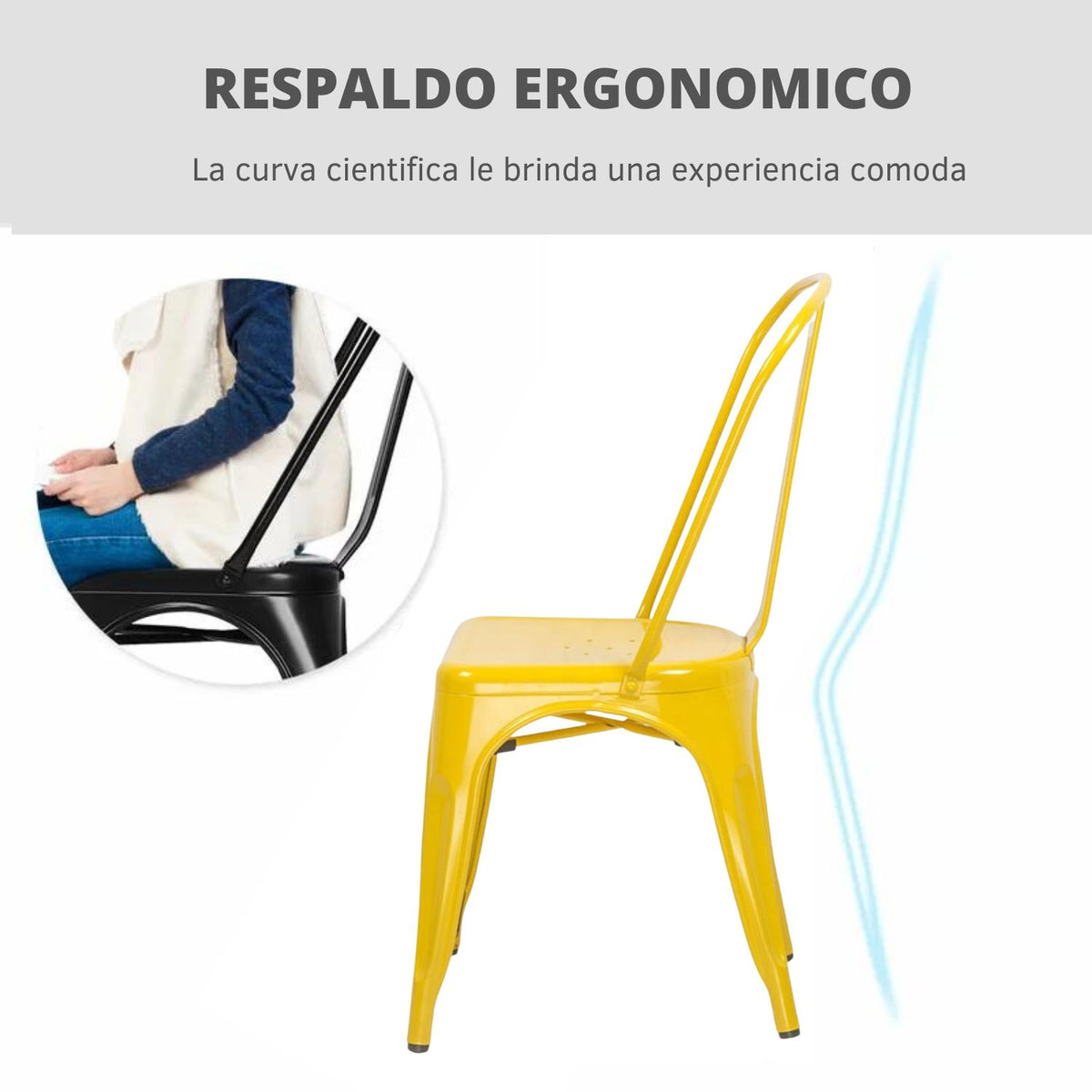 Silla Turca Amarillo