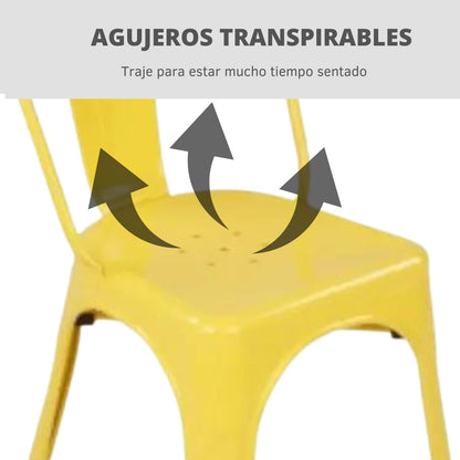 Silla Turca Amarillo