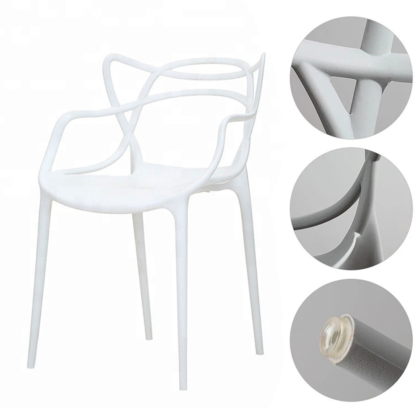 Silla Curva Streem Blanco