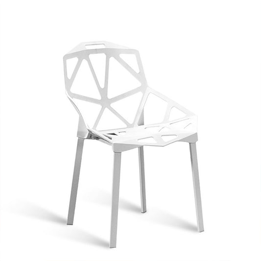 Silla Moderna Triangulo Blanco