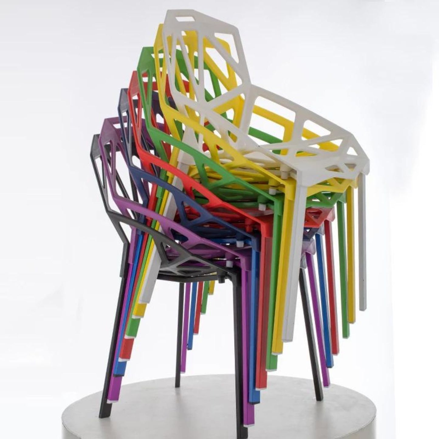 Silla Moderna Triangulo Negro