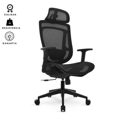 Silla de Oficina Bigo Presidente Negro