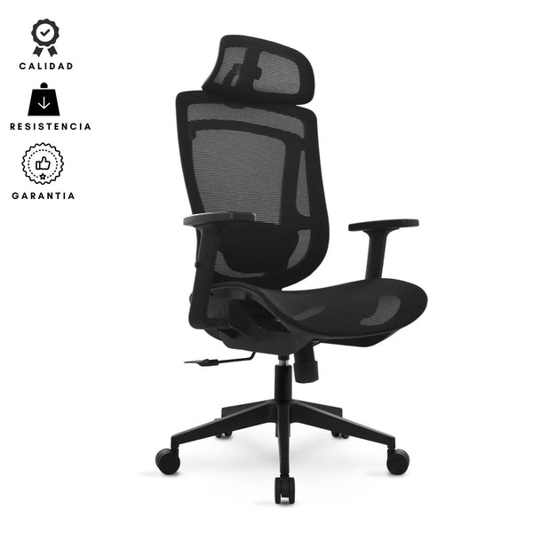 Silla de Oficina Bigo Presidente Negro
